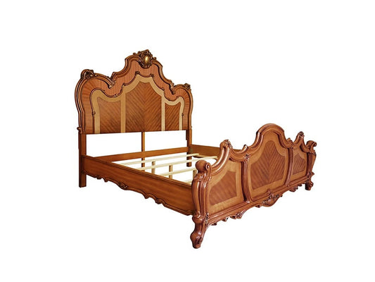Acme Furniture Picardy California King Bed in Honey Oak Finish